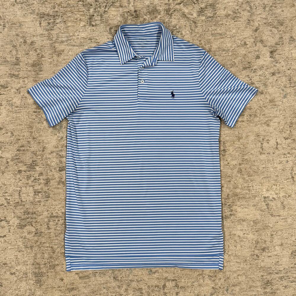 Blue Polo Collared Shirt Size M